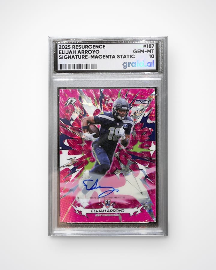 Elijah Arroyo, graded and slabbed by Graid Ai